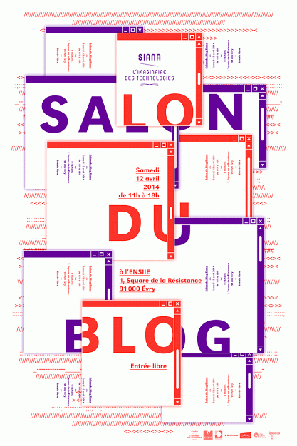 Affiche Salon du Blog Siana