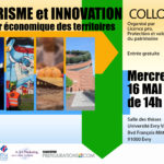 COLLOQUE : Tourisme et innovation, Mercredi 16 Mai 2018