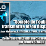 Vidéos conférence PHILO/ HDI « Penser demain »