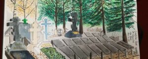 VIE DE L’ASSO : Les croquis USK au cimetière russe de Ste Geneviève-de-Bois