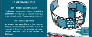 CONFÉRENCE “L’Essonne au cinéma”, Samedi 17 septembre 2022