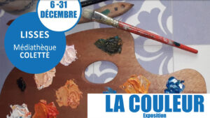 EXPOSITION de peintures “La couleur”, samedi 10 décembre 2022