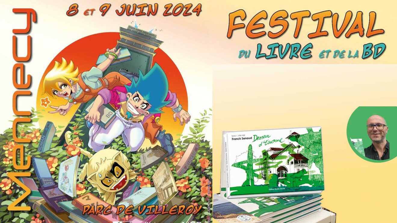 Rencontre : Franck SENAUD Invité au SALON du LIVRE Mennecy, Samedi 8 et dimanche 9 Juin 2024