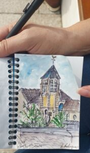 Draveil-place de l'eglise-092024-croquis-9870685969865364_n