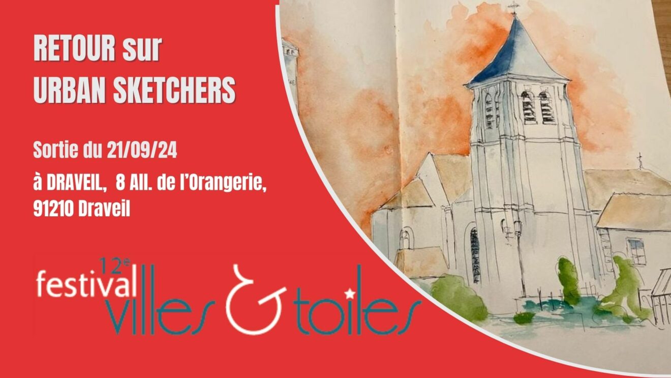 VIE DE L'ASSO : Croquis USK Draveil Eglise-Marché