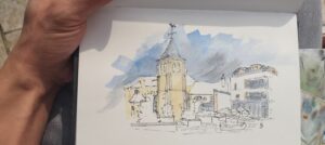 croquis-USKEssonne-Draveil-eglise-place21092024-282_n