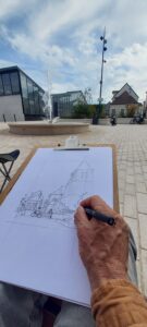 croquis-USKEssonne-Draveil-eglise-place21092024-jl-429_n