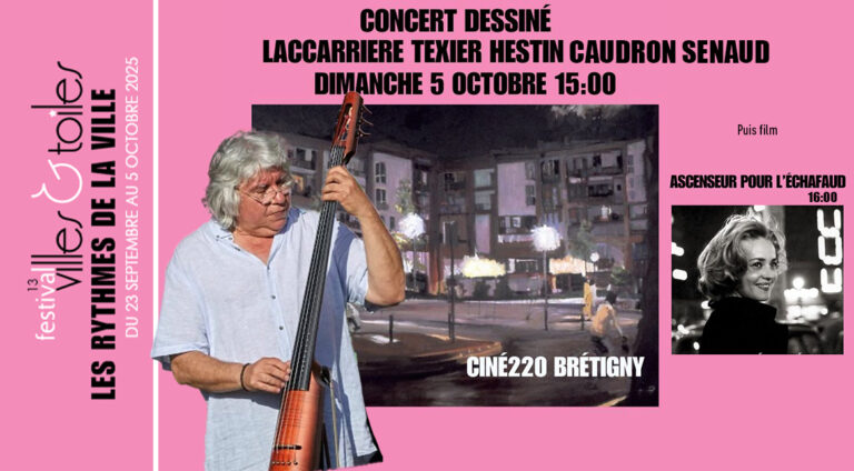 Lire la suite à propos de l’article FESTIVAL : CONCERT JAZZ libre et PERFORMANCE dessinée, Dimanche 05 octobre 2025, film à 16h