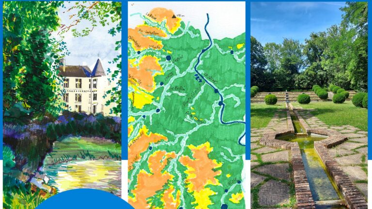 Lire la suite à propos de l’article EXPOSITION à Montauger “Dessein d’Essonne. Géographie de l&rsquo;eau” Franck SENAUD, Samedi 10 janvier 2026