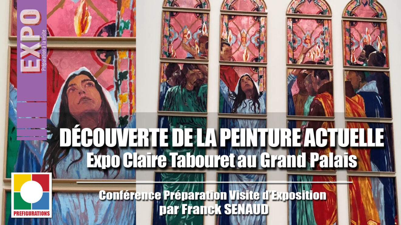 NOS VIDÉOS : Conférence ＂ LA PEINTURE ACTUELLE, Préparation à la visite d'Expo CLAIRE TABOURET