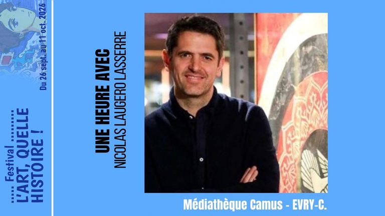 Lire la suite à propos de l’article UNE HEURE avec Nicolas LAUGERO LASSERRE, FAIRE VIVRE DE L’ART, Samedi 3 octobre 2026