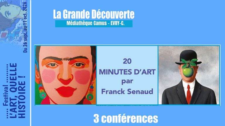 Lire la suite à propos de l’article MINI CONFÉRENCES  D’HISTOIRE DE L’ART (20 mn par séance), Samedi 3 octobre 2026